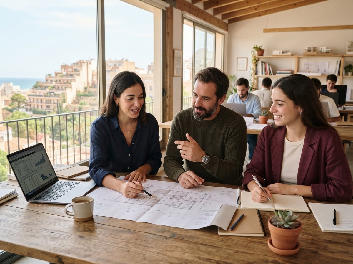 Vela Fondio — equipo analizando modelos predictivos en un entorno de trabajo